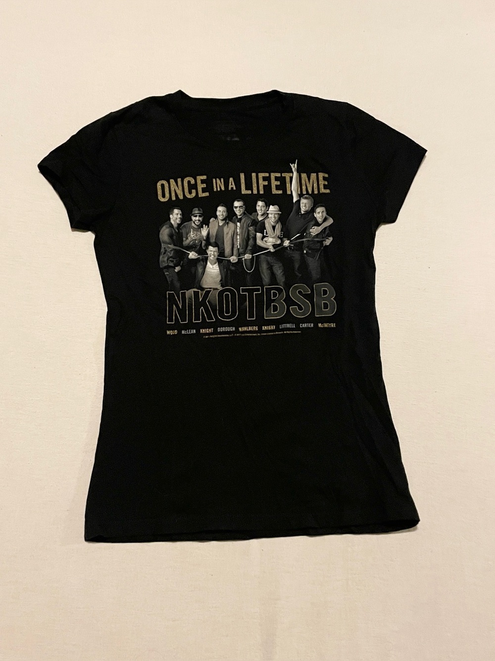 NKOTBSB Once In A Lifetime Tour Tee Medium New Kids On The Block Backstreet Boy